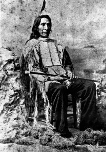 Chief Red Cloud i en alder af 72, ca. 1893